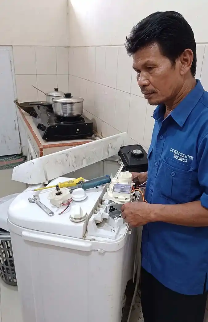 Jasa perbaikan service mesin cuci panggilan di Bogor Selatan pengerjaan langsung di rumah