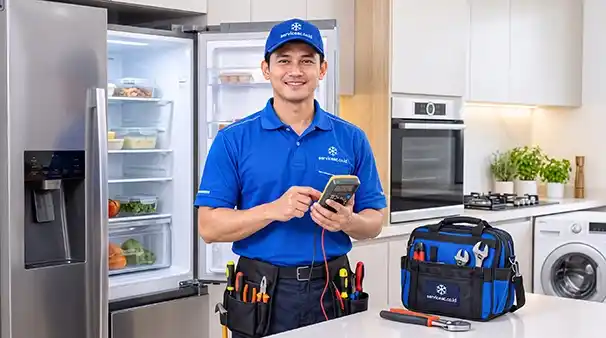 Teknisi ahli jasa service kulkas 1 2 pintu inverter panggilan cepat bergaransi serviceac.co.id